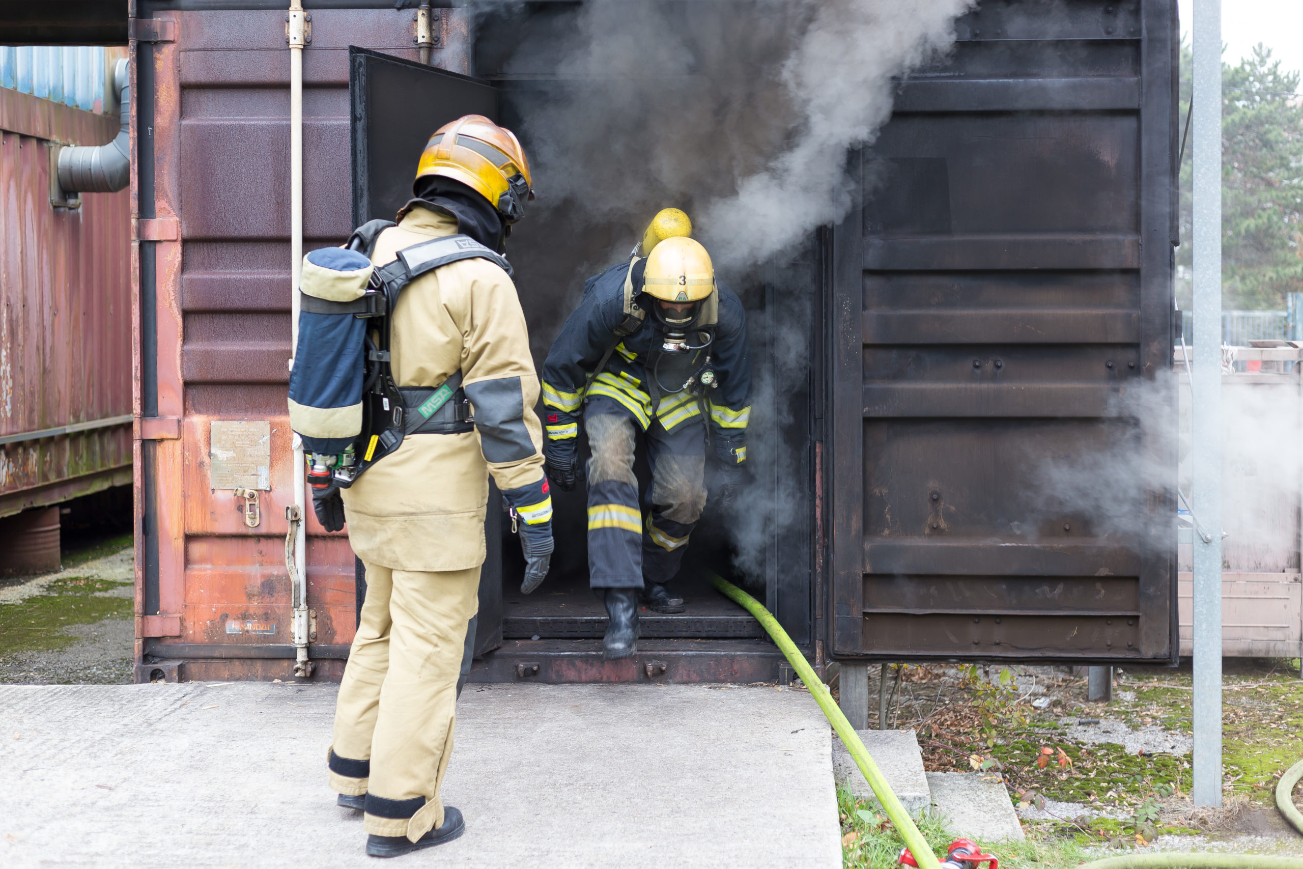 Heißausbildung bei der Feuerwehr